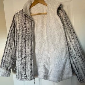 North face reversible jacket